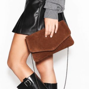 Sac en daim marron claire